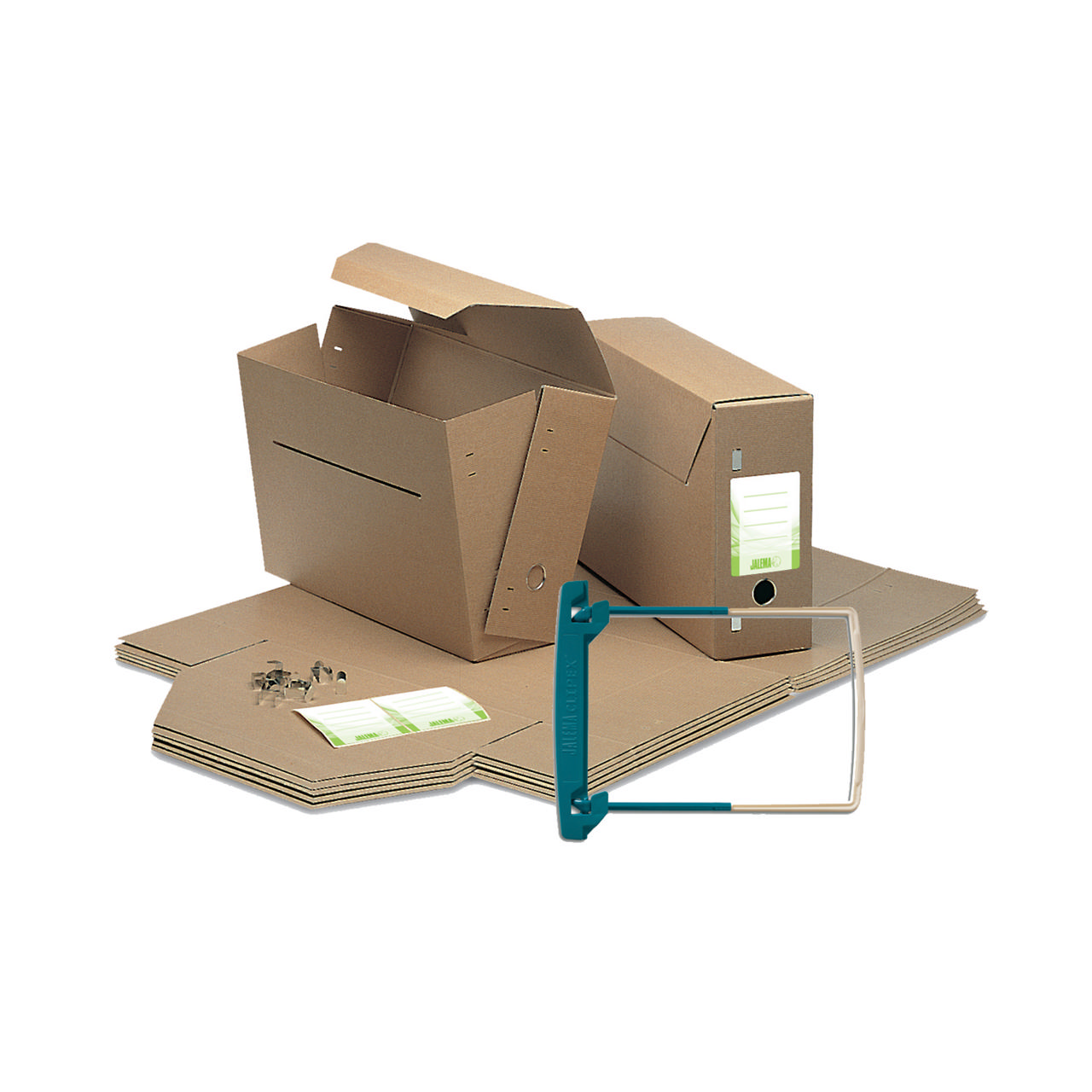 Caja archivadora municipal con JalemaClipex, Folio