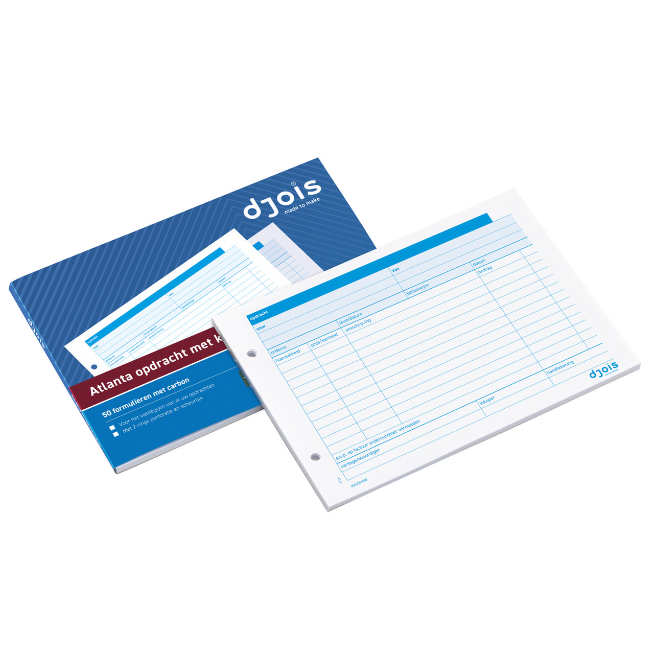 Bloque de Asignación de Atlanta, con Copia de Carbón, A5, Texto NL, FSC®