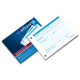 Bloque de Trabajo/Materiales de Atlanta, con Copia al Carbón, A6, Texto NL, FSC®