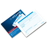 Atlanta Acquittance Block, con 3 copias al carbón, A6, texto NL, FSC®