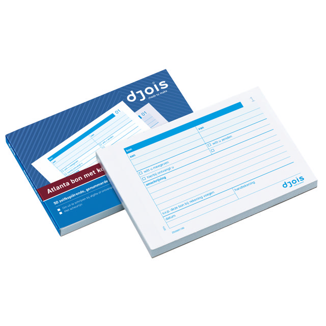 Atlanta Acquittance Block, Autocopiativo, A6, NL Text, FSC®