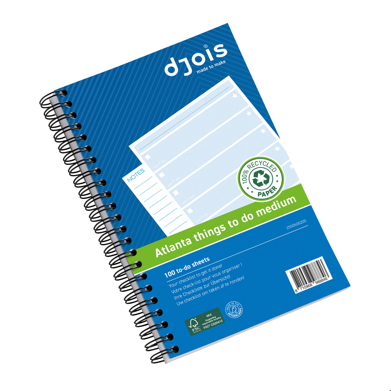 Atlanta Things To Do, Medium, Papel 100% Reciclado, FSC®