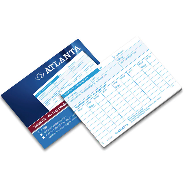 Atlanta, Tarjeta de vacaciones/día libre, A6, texto NL, FSC®