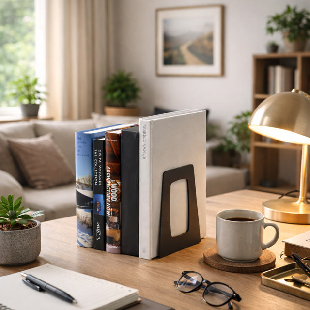 Sujetalibros Re-Solution, 100% reciclado, Blue Angel