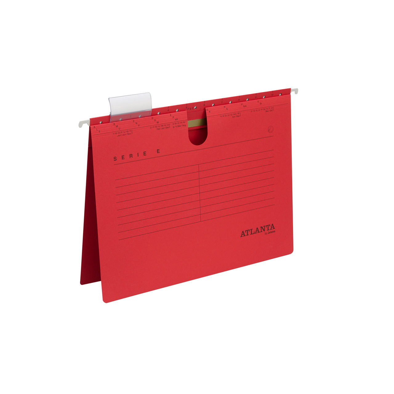 Archivo de suspensión Serie-E con sujetador metálico rápido, A4, cartón 100% reciclado