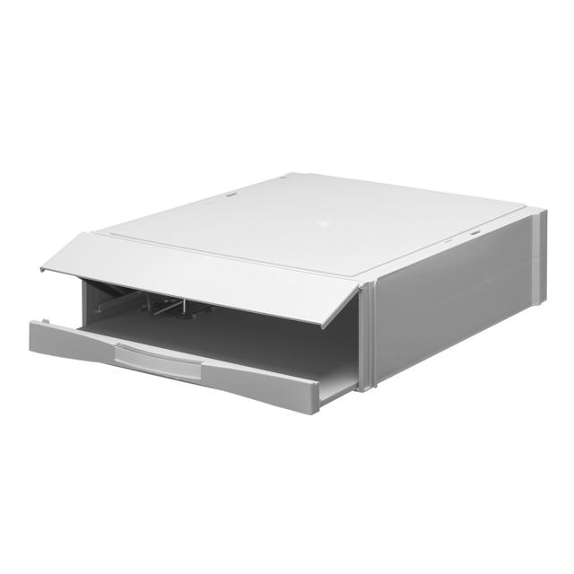 Apilamiento de casete con bandeja de archivos