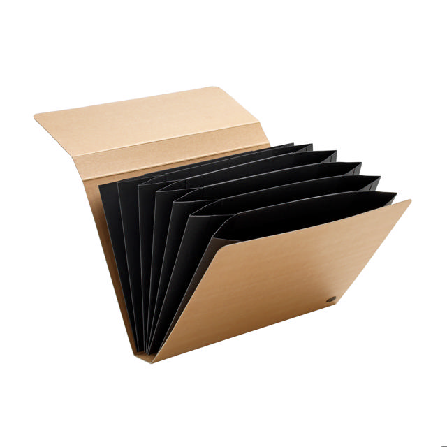 Cartera Expansible de 7 Partes Línea Kraft