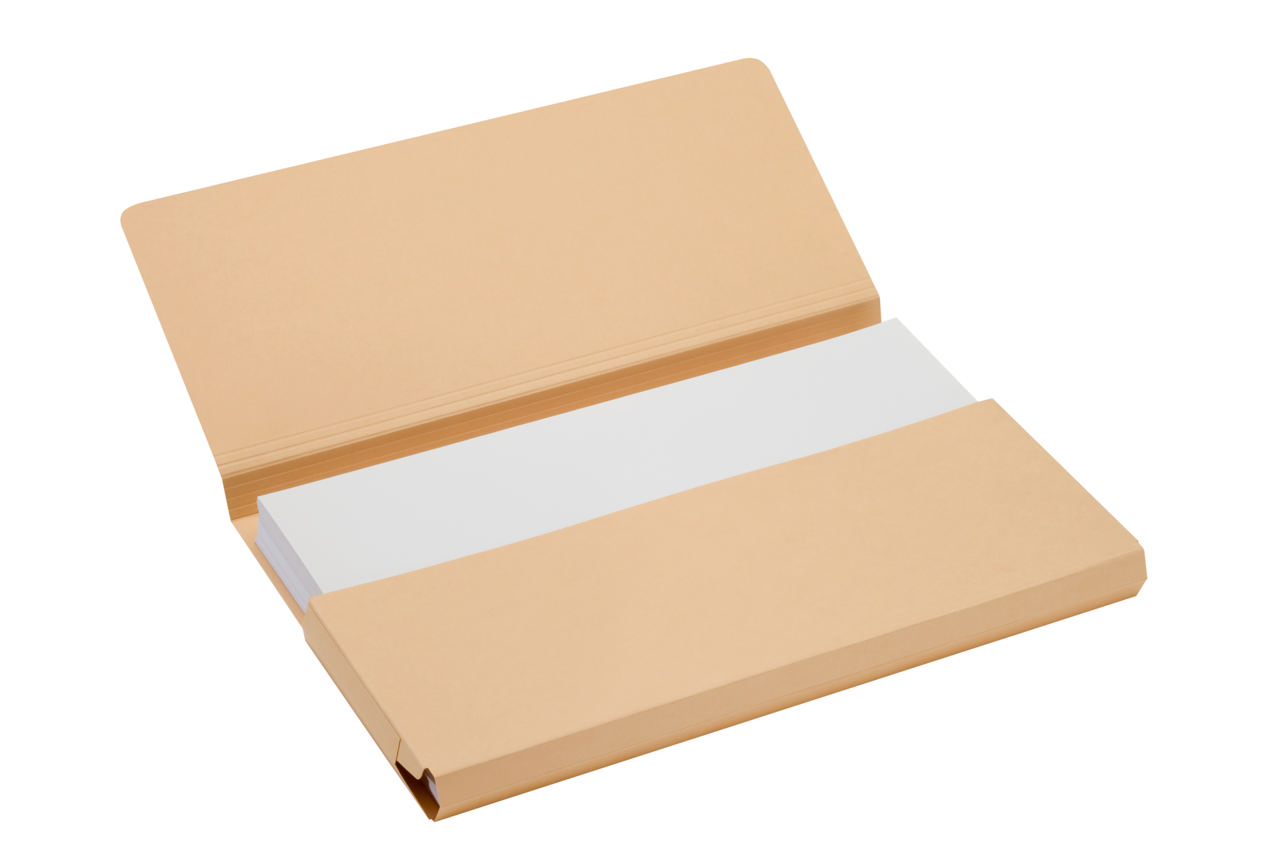 Secolor Carpeta pocket, Folio, 100% cartón reciclado, FSC® 