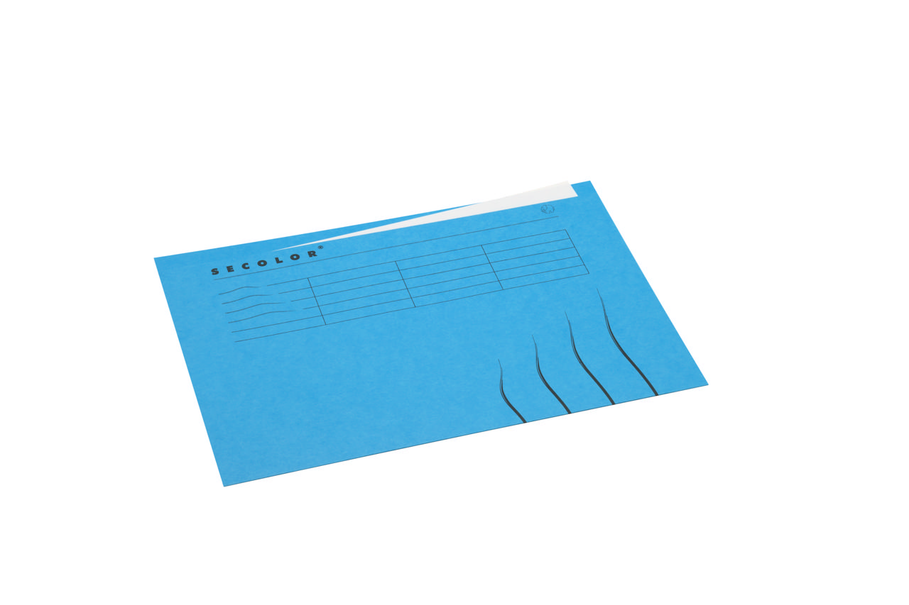 Secolor Subcarpeta con pestaña, A4, 100% cartón reciclado, FSC® 