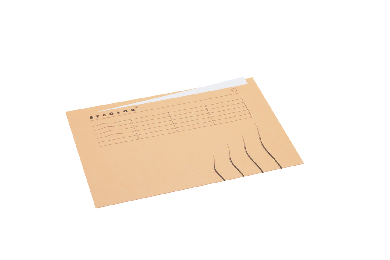 Secolor Subcarpeta con pestaña, A4, 100% cartón reciclado, FSC® 