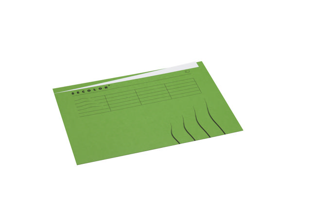 Secolor Subcarpeta con pestaña, A4, 100% cartón reciclado, FSC® 