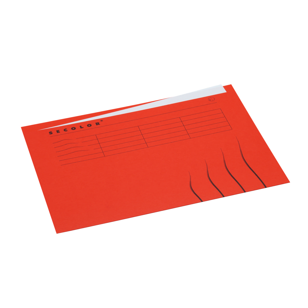 lor Subcarpeta con pestaña, A4, 100% cartón reciclado, FSC® 