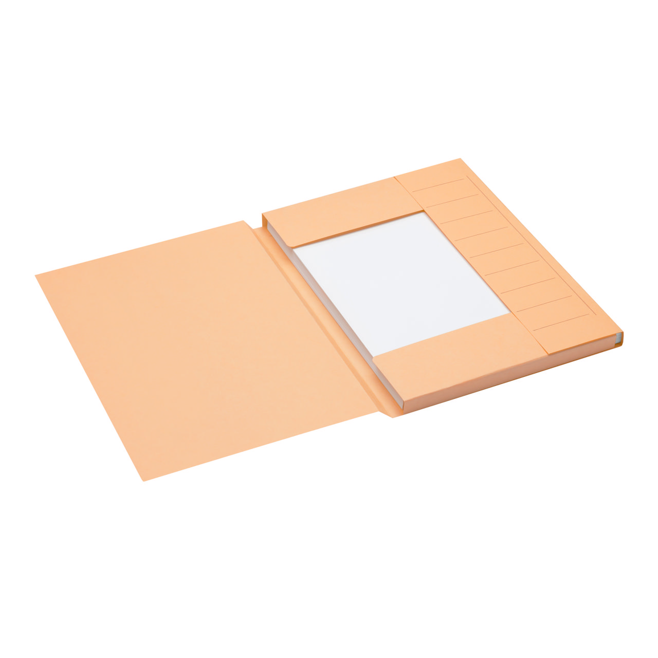 Carpeta con 3 solapas Secolor, A4, cartón 100 % reciclado, FSC®