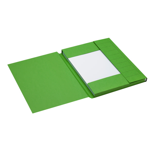 Carpeta con 3 solapas Secolor, A4, cartón 100 % reciclado, FSC®