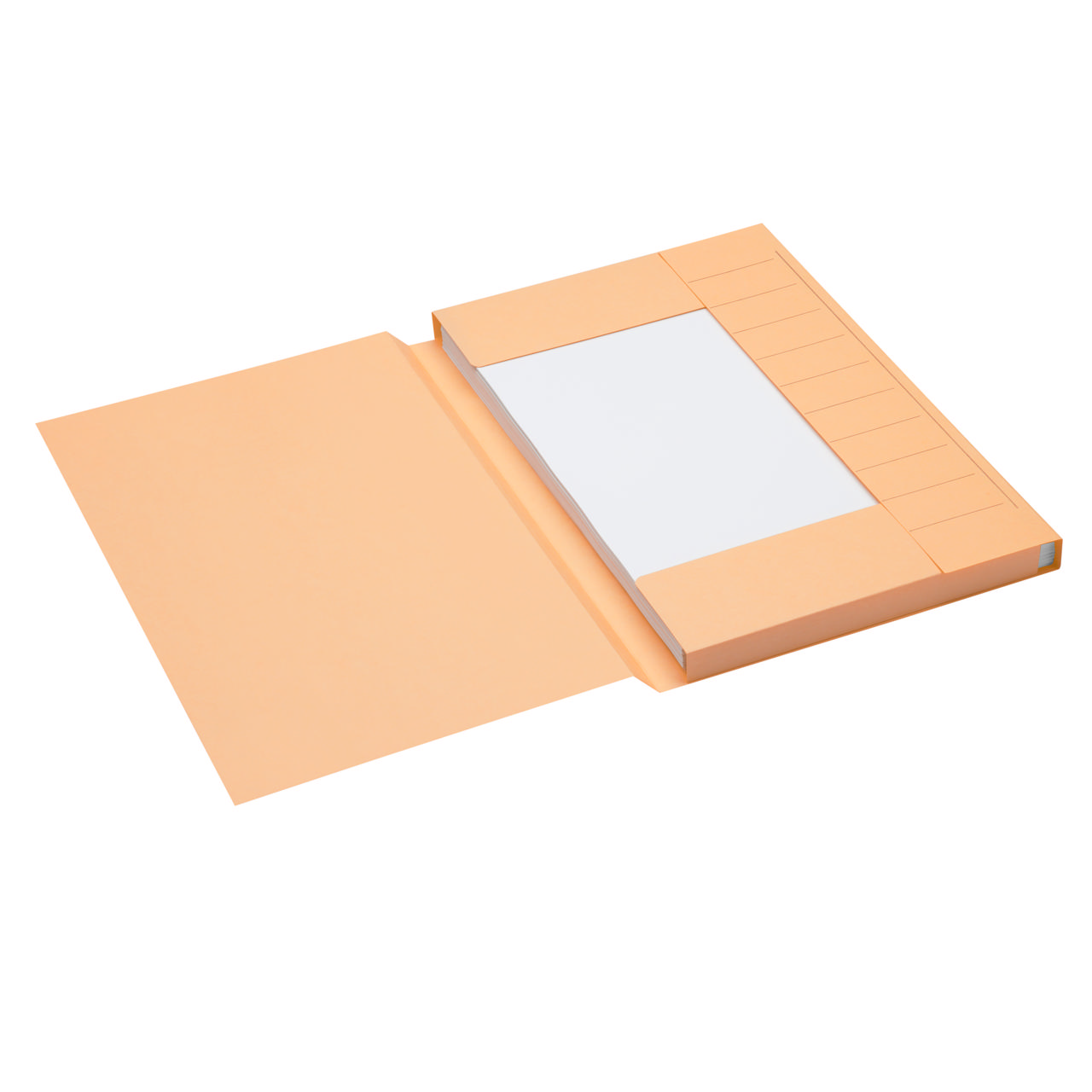 Carpeta con 3 solapas Secolor, Folio, cartón 100 % reciclado, FSC®