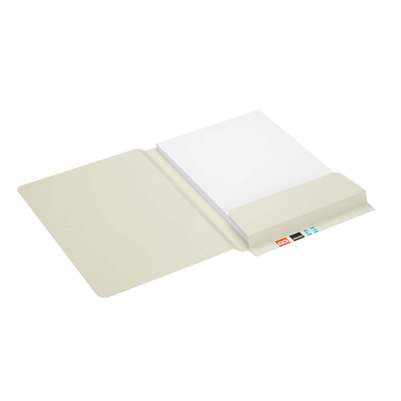 Carpeta de Archivo Secolor con Solapa y Pestaña Final, A4, Cartón 100% Reciclado, FSC®