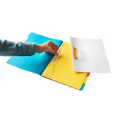 Clasificador Secolor 6 pestañas, A4, 100 % cartón reciclado, FSC®