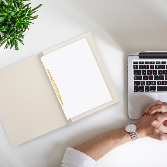 Tree-free Carpeta con cierre metálico, A4