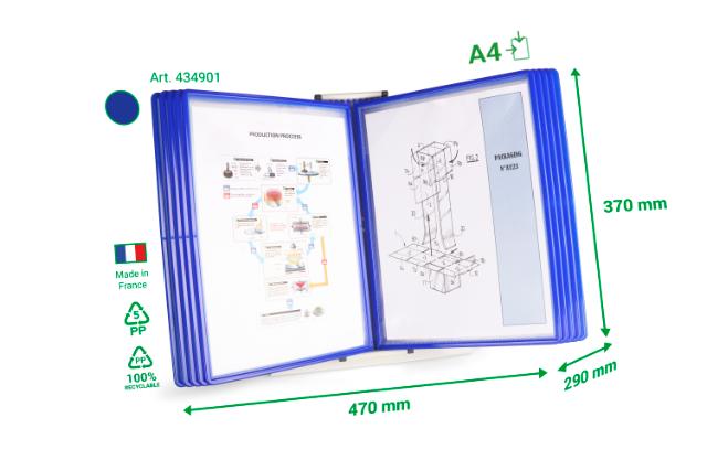 CLASIFICADOR DE SOBREMESA EASY LOAD - A4 - PP - APERTURA ESQUINA SUPERIOR