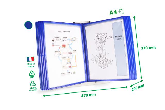 CLASIFICADOR DE SOBREMESA EASY LOAD - A4 - PP - APERTURA ESQUINA SUPERIOR