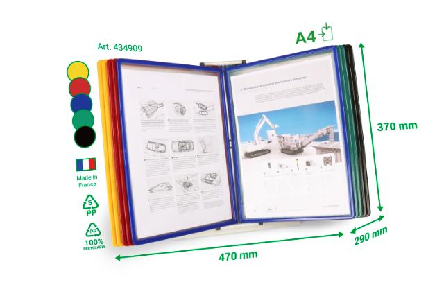 CLASIFICADOR DE SOBREMESA EASY LOAD - A4 - COLORES SURTIDOS