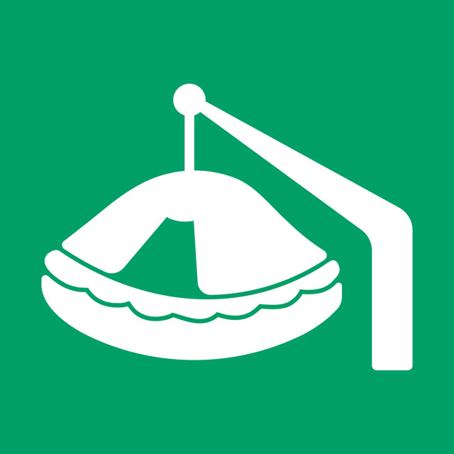 Señal de seguridad Balsa salvavidas lanzada por pescante, 300 x 300 mm