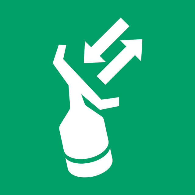 Transpondedor de Búsqueda y Rescate de Señal de Seguridad, 200 x 200 mm