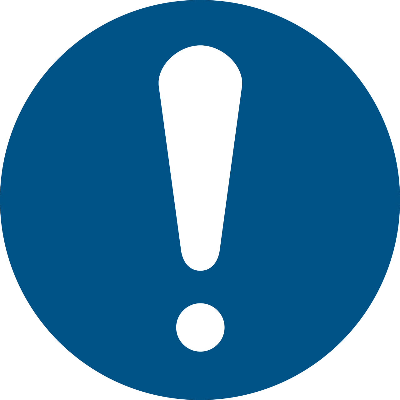 Señal de seguridad de acción obligatoria general, 300 mm