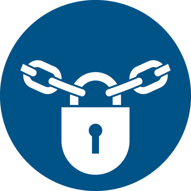 Señal de seguridad Mantener cerrado, 200 mm