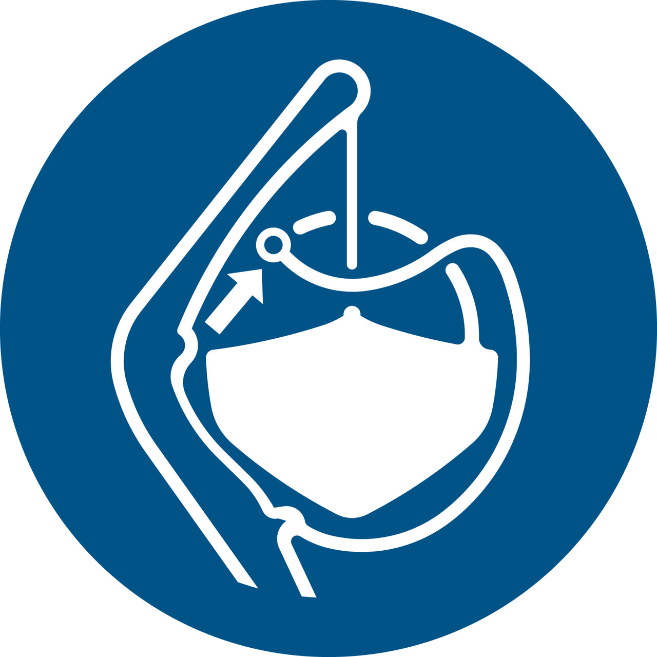 Señal de seguridad Liberar Grilletes del Bote Salvavidas en Secuencia de Lanzamiento, 300 mm