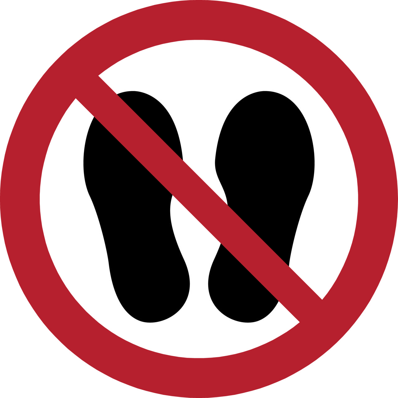 Señal de seguridad No caminar ni pararse aquí, 100 mm