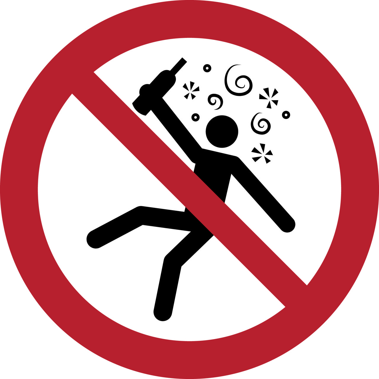 Señal de seguridad no apta para personas en estado de intoxicación, 200 mm