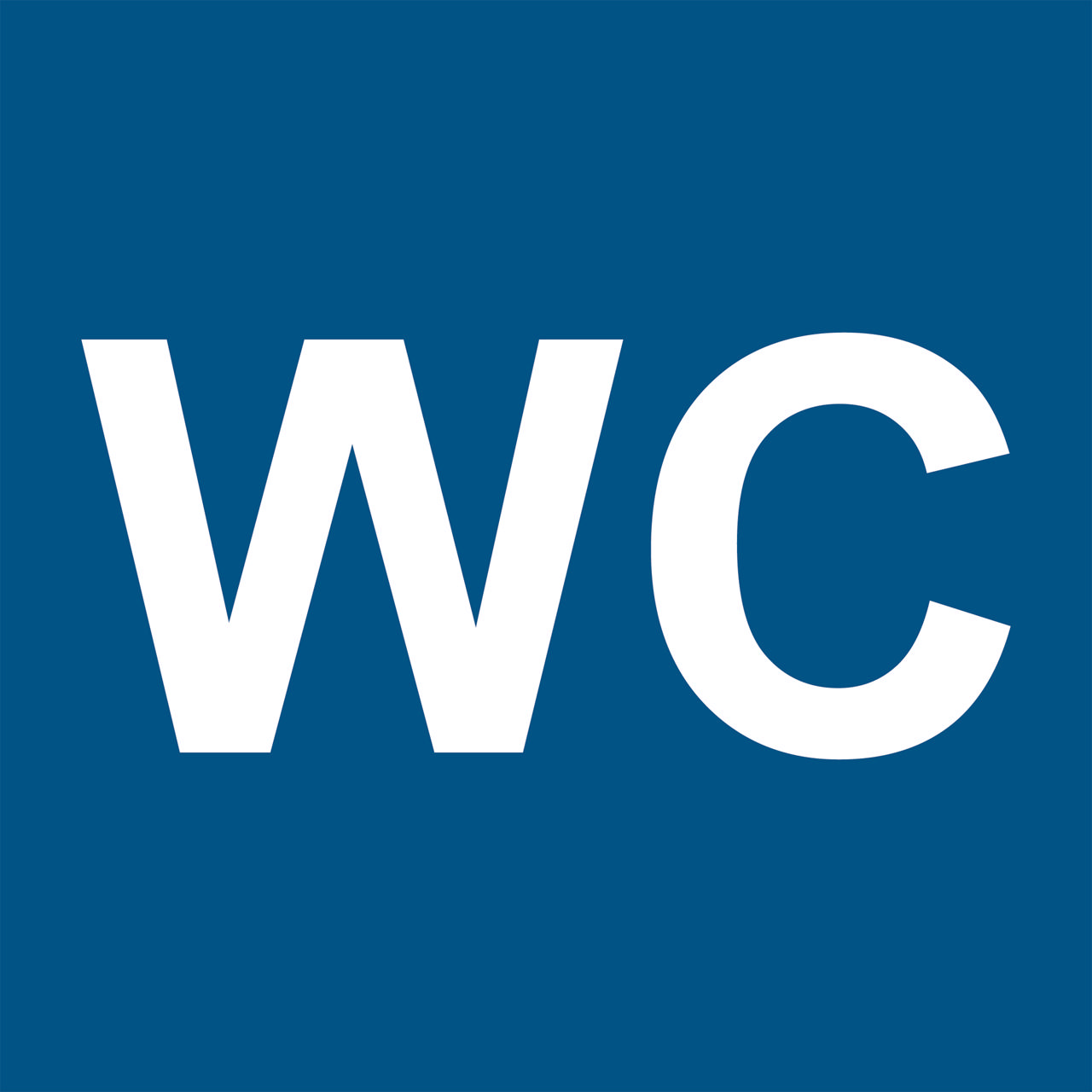 Señal de baño, 100 x 100 mm