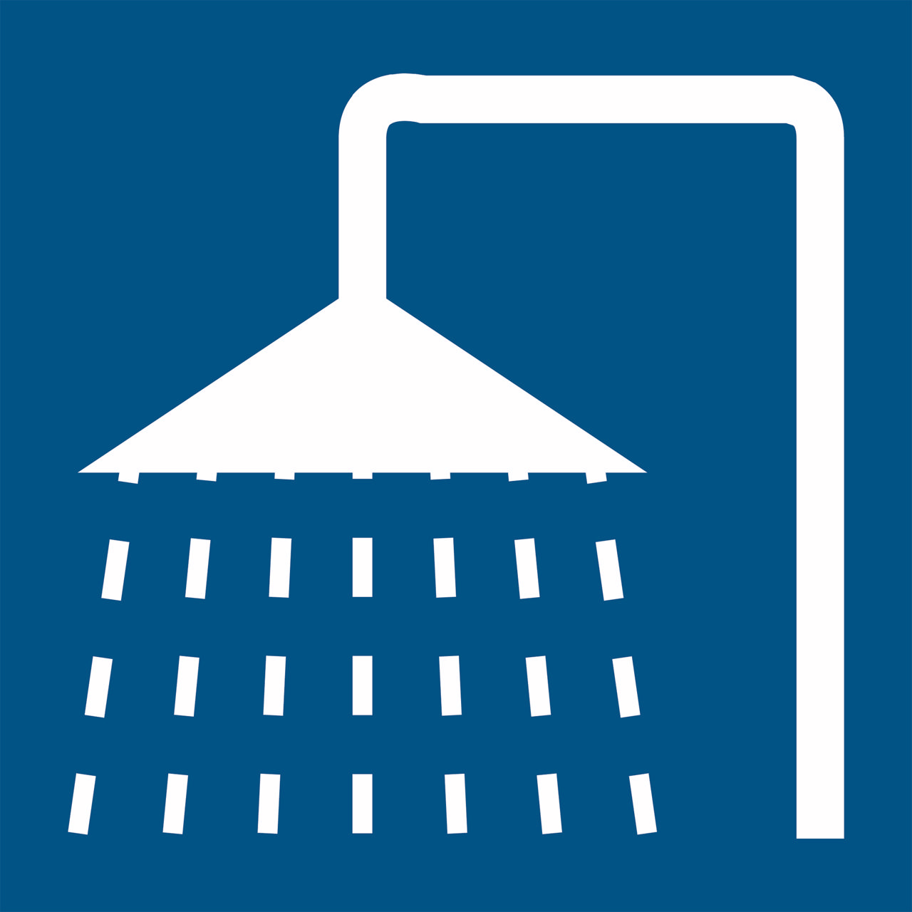 Señal de ducha, 150 x 150 mm