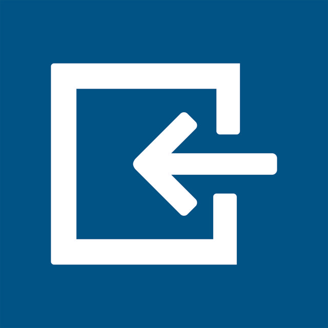 Señal de entrada, 100 x 100 mm