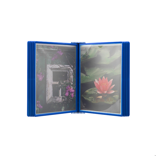 Sistema de Exhibición de Documentos de Pared Flex-o-Frame Premium, A4, 10 bolsillos