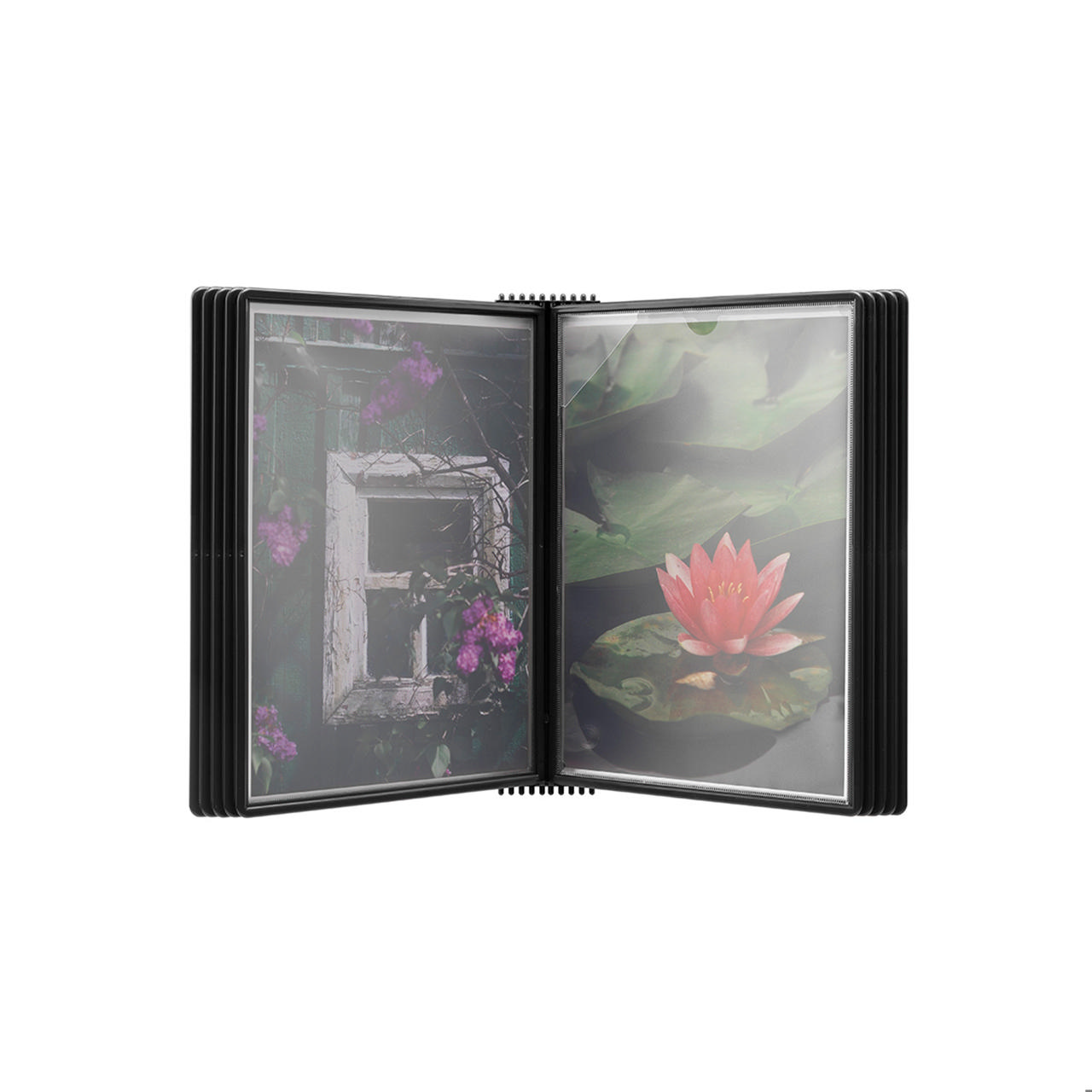 Sistema de Exhibición de Documentos de Pared Flex-o-Frame Premium, A4, 10 bolsillos