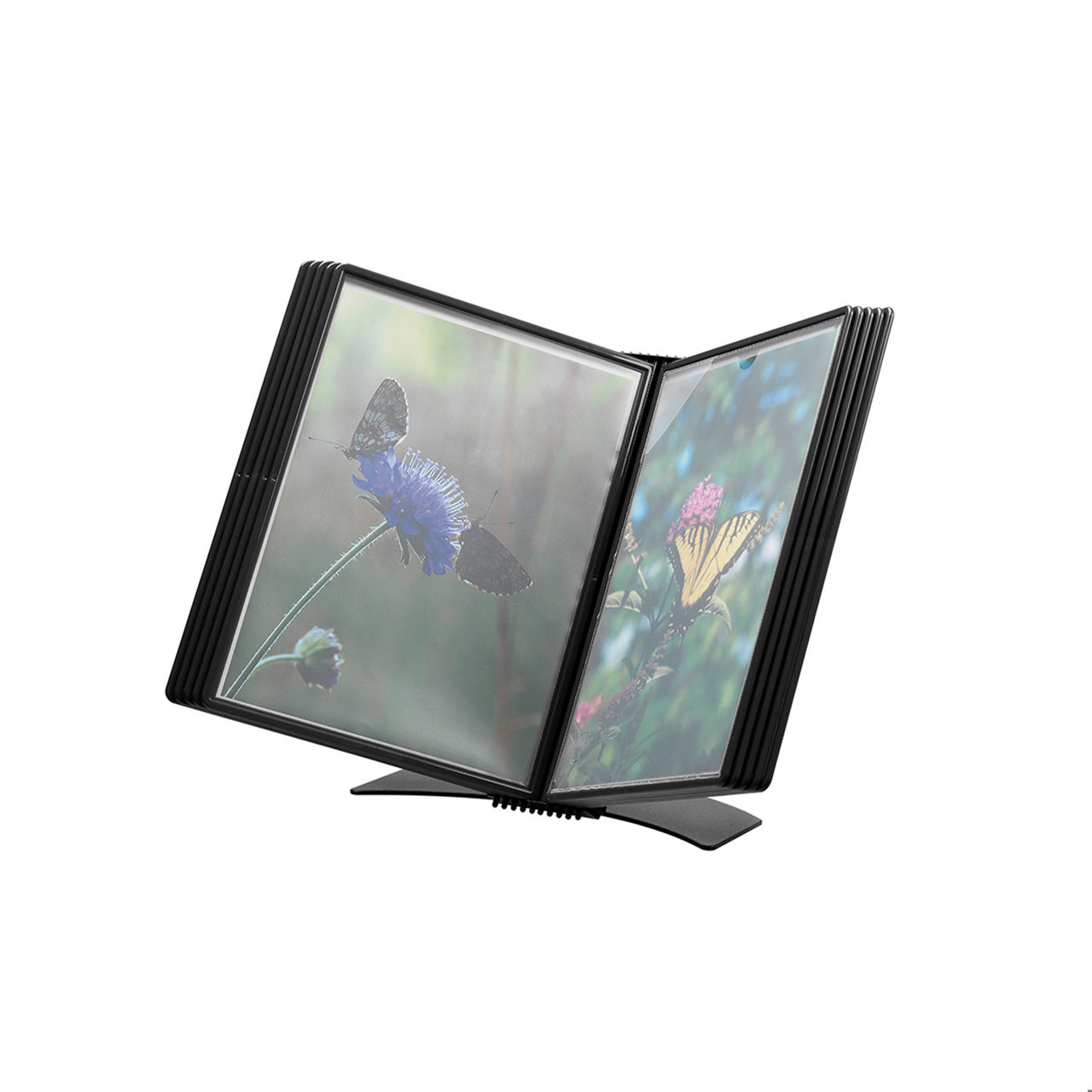 Sistema de Exhibición de Documentos de Escritorio Flex-o-Frame Premium, A4, 10 bolsillos