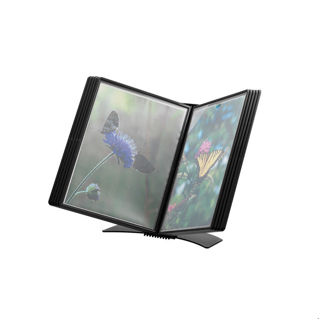 Sistema de Exhibición de Documentos de Escritorio Flex-o-Frame Premium, A4, 10 bolsillos