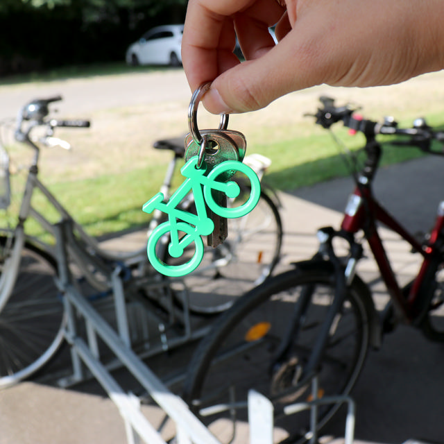 Llavero de Bicicleta, reciclado