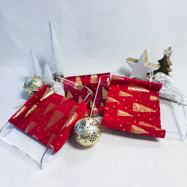 Lote de bandejas acrílicas, rectangulares