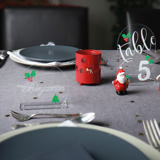 Placa redonda de sobremesa en acrílico personalizable