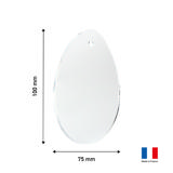 Huevo de Pascua acrílico personalizable