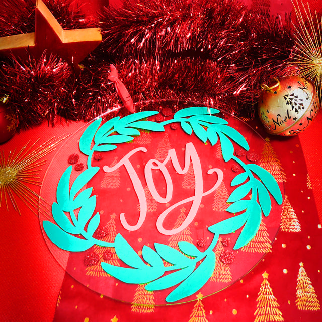 Disco acrílico personalizable M, 200 mm