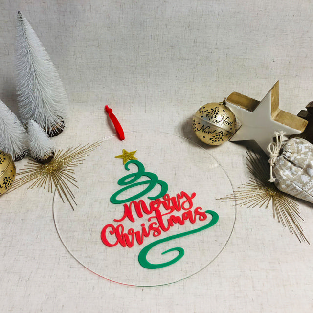 Disco acrílico personalizable L, 300 mm