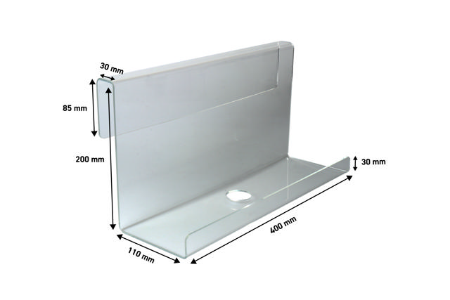 Estante colgante para borde de cama, pequeño