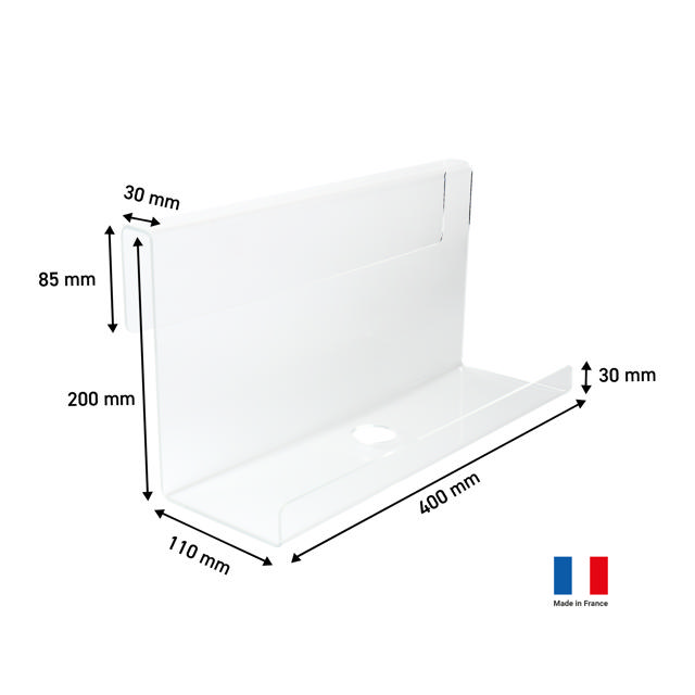 Estante colgante para borde de cama, pequeño