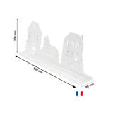 Aldea de Navidad acrílica