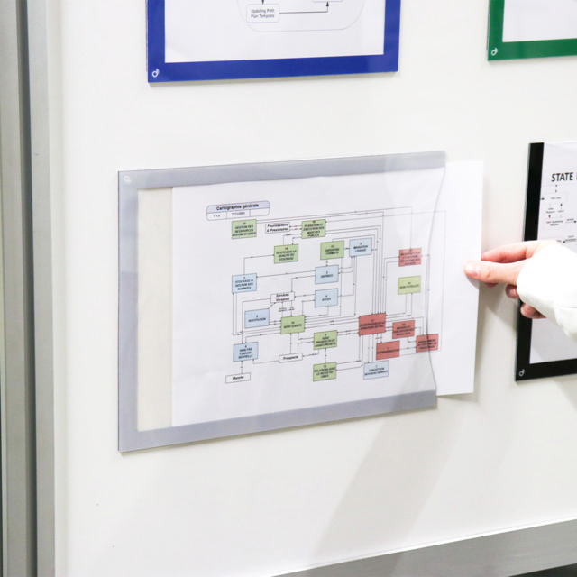 Marco magnético para documentos, A4