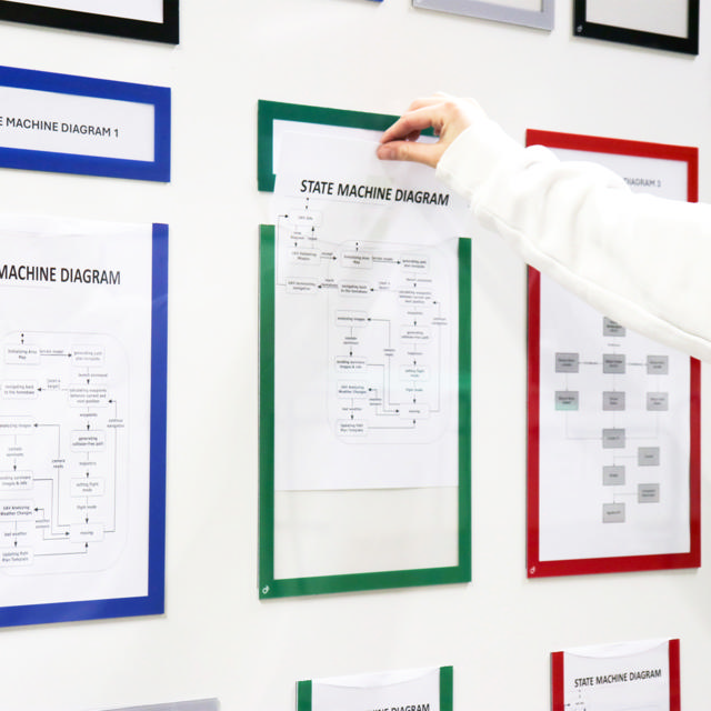 Marco magnético para documentos, A4